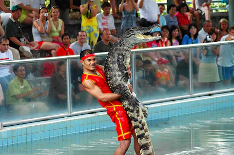 パタヤのミリオン・イヤーズ・ストーン・パーク&クロコダイル・ファーム