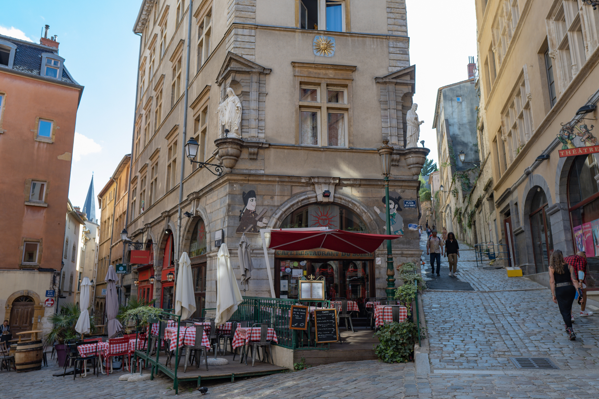 リヨンの旧市街エリア(Vieux Lyon)
