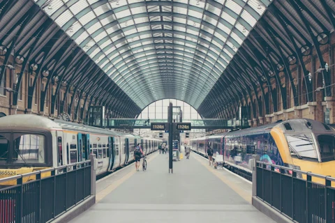 イギリスのキングス クロス駅