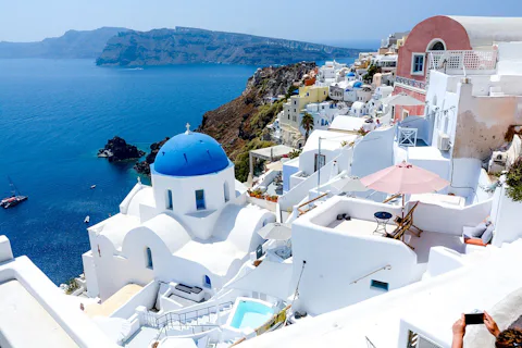 ギリシャのサントリーニ島