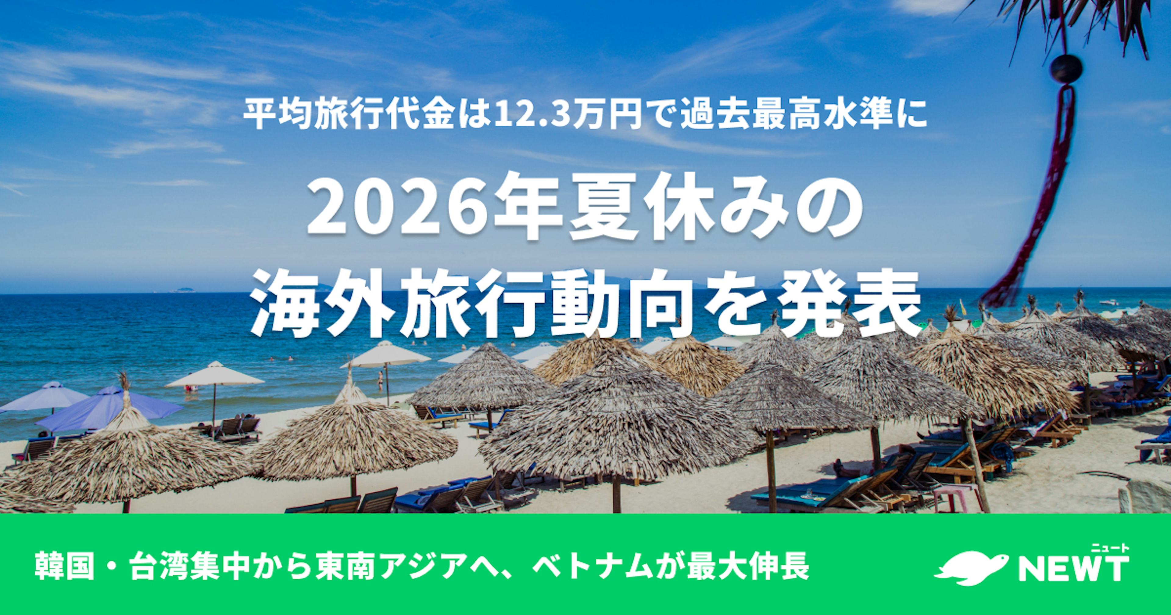 夏休みの海外旅行、平均代金は12.3万円に急上昇！人気急上昇中のベトナムに注目