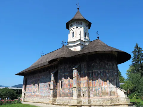 ルーマニアのモルドヴィツァ修道院