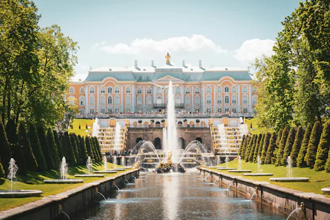 ロシアのペテルゴフ宮殿