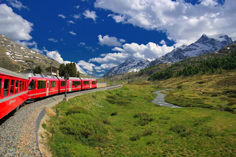 ツェルマットのグレッシャー・エクスプレス(氷河急行)