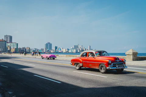 キューバのマレコン通り