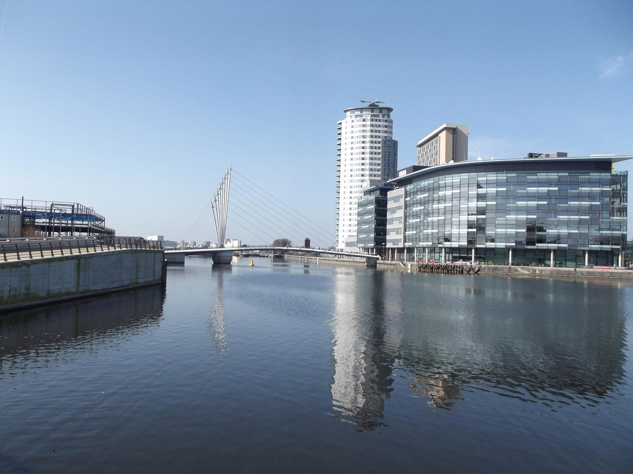 マンチェスターのサルフォード・キーズ（Salford Quays）