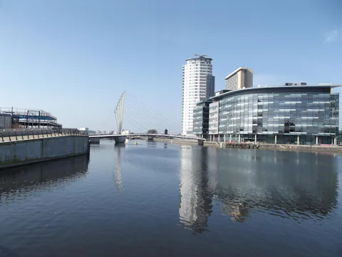 マンチェスターのサルフォード・キーズ(Salford Quays)