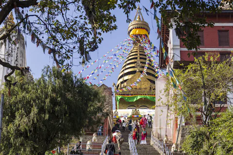 ネパールのスワヤンブナート