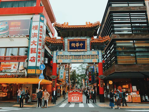 神奈川の横浜中華街