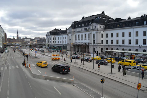 スウェーデンのストックホルム中央駅