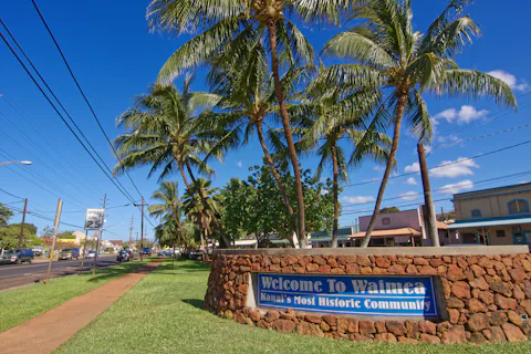 カウアイ島のワイメアタウン