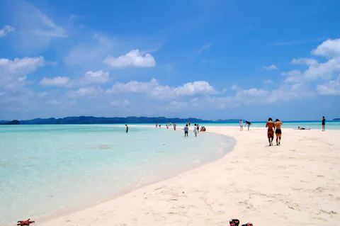 パラオのロングビーチ