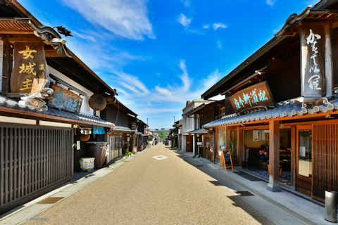 岐阜の岩村城下町