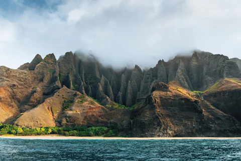 ハワイのナパリコースト