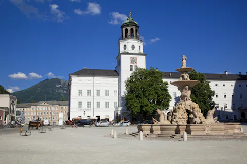ザルツブルクのレジデンツ広場