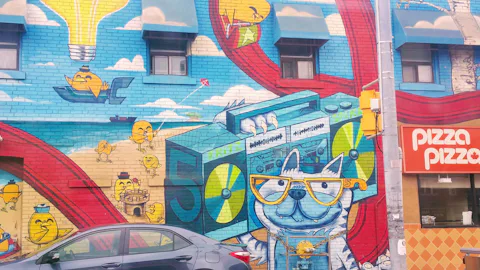 トロントのグラフィティ・アレイ