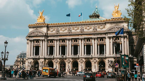 パリのオペラ地区