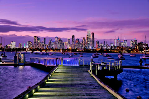 メルボルンのセントキルダ・ビーチ