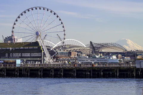 アメリカのシアトル グレート ウィール