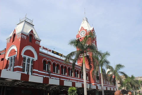 インドのチェンナイ中央駅	