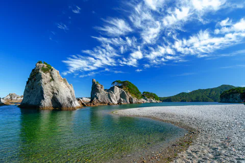 岩手の浄土ヶ浜