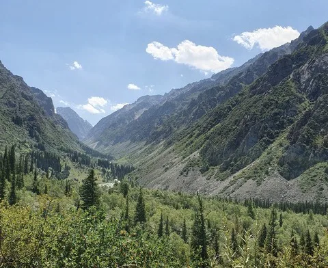 キルギスのアラアルチャ自然公園