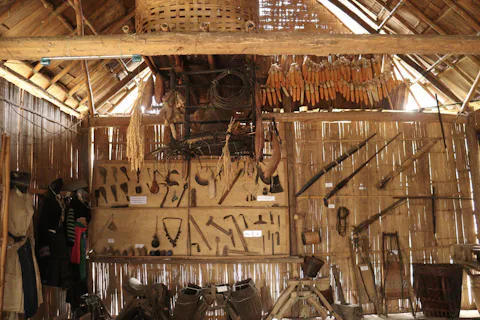 ルアンパバーンのモン族の村