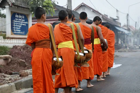 ラオスのサッカリン通り