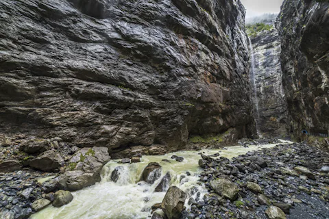 グリンデルワルト氷河峡谷