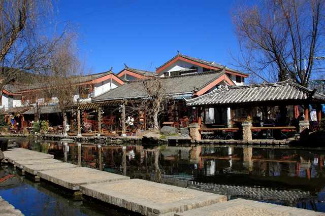 麗江の束河古鎮