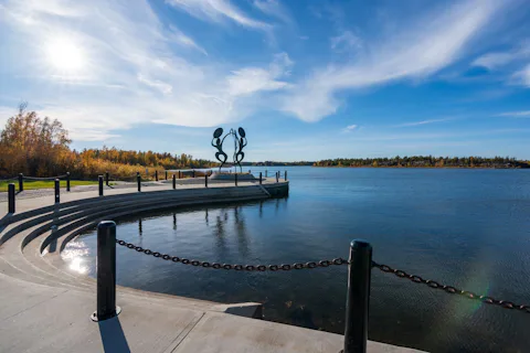 イエローナイフのフレームレイクトレイル