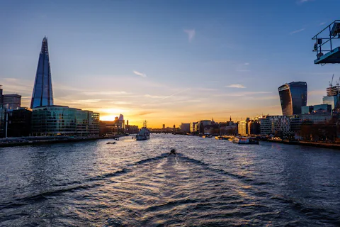 ロンドンのテムズ川