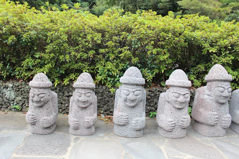韓国の済州石文化公園