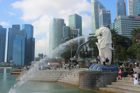 シンガポールのマーライオンパーク
