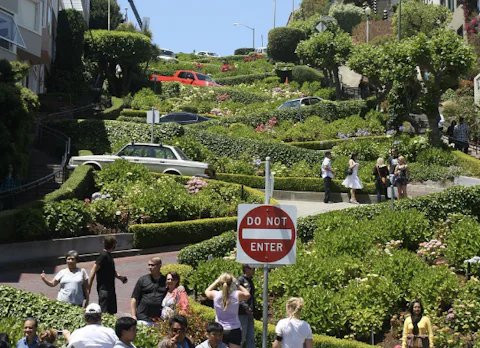 アメリカのロンバードストリート