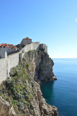 クロアチアのドブロブニク城壁