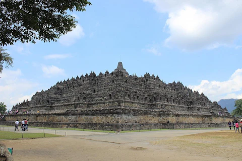 インドネシアのボロブドゥール寺院
