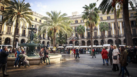 バルセロナの王の広場
