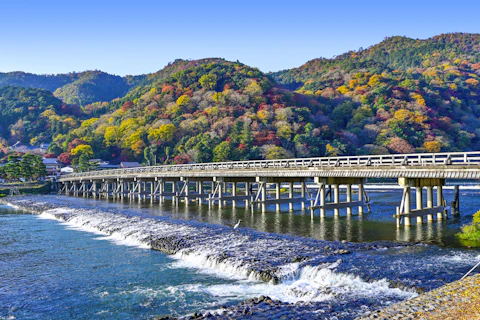 京都の渡月橋