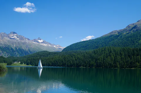 サンモリッツのサンモリッツ湖