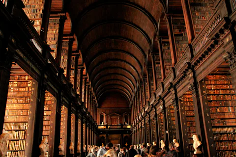 アイルランドのトリニティ・カレッジ図書館