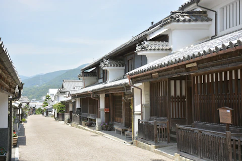 徳島のうだつの町並み