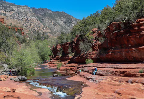 アメリカのスライドロック州立公園