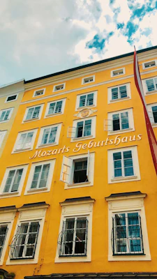 オーストリアのモーツァルトの生家