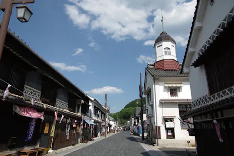 上下の町並み