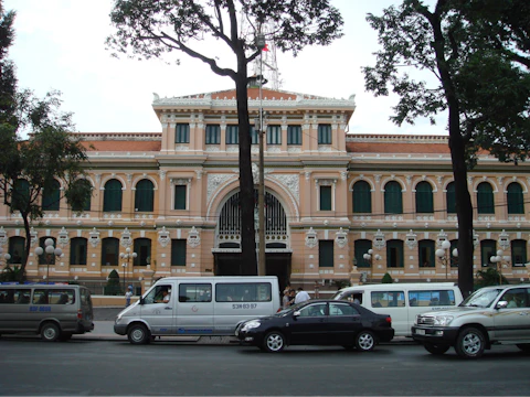 ホーチミンのサイゴン中央郵便局