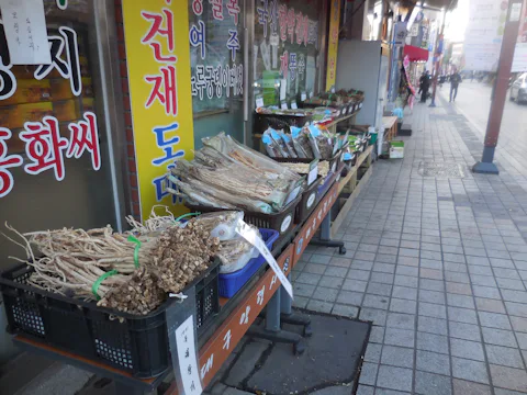 韓国の大邱薬令市場