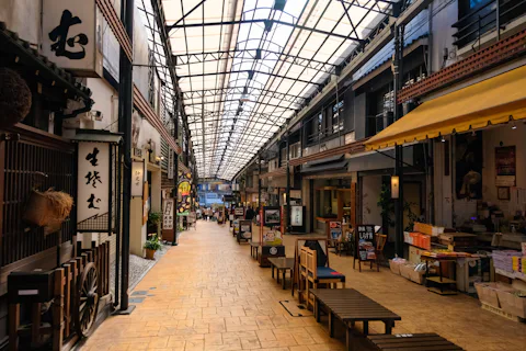 熱海駅前平和道り商店街