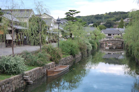 岡山の倉敷美観地区