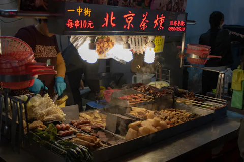 台湾の逢甲夜市